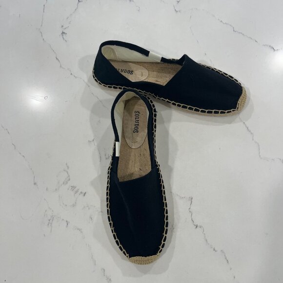 Soludos The Dali Original Espadrille 6/6.5 Size Black - Picture 3 of 10